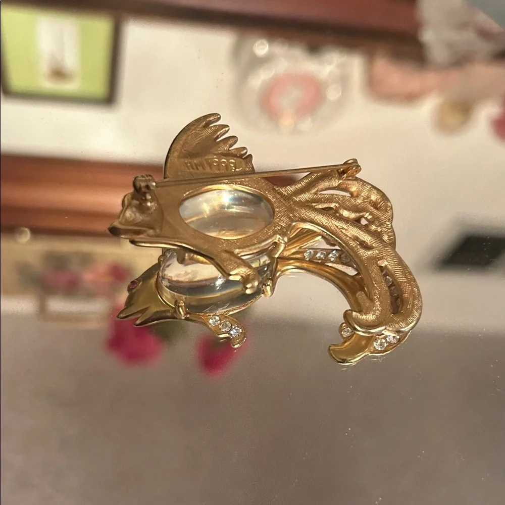 Vintage Jelly Belly Fish Brooch